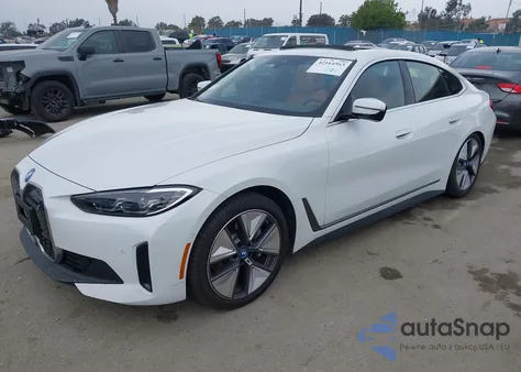 2024 BMW I4 Edrive35 z USA, uszkodzony, nr VIN WBY43AW06RFS44928